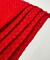Red Minky Dot Fabric by the Yard, 60" Wide Ultra-Soft Plush Minky Fabric for Baby Blankets, Nursery Decor, Plush Toys & Sewing